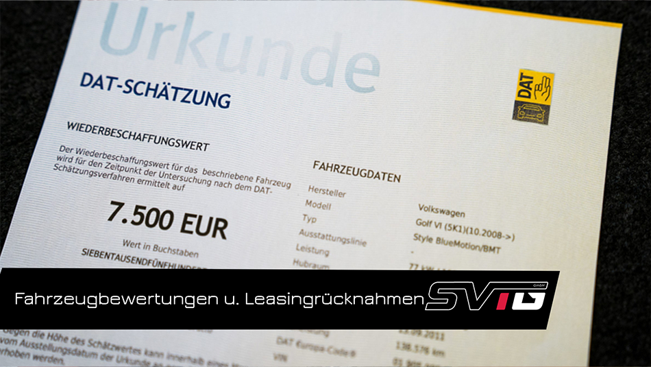 Fahrzeugbewertungen u. Leasingrücknahmen